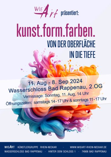 kunst.form.farben mit WieArt RheinNeckar